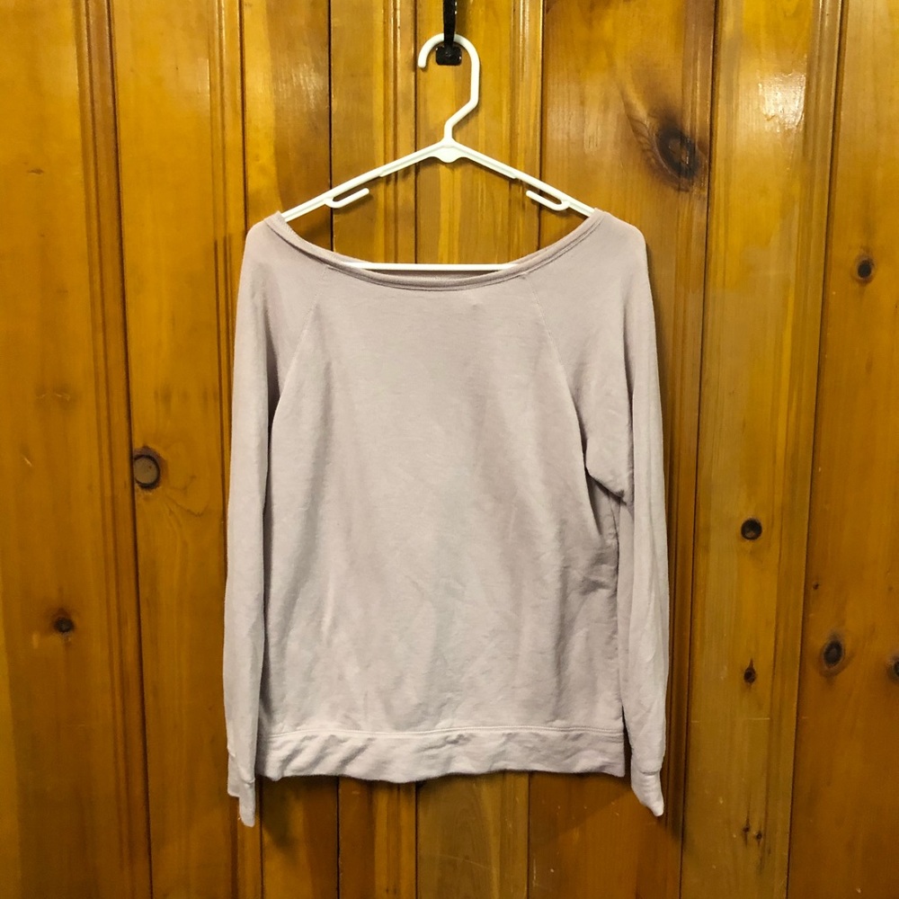 Pink long sleeved shirt